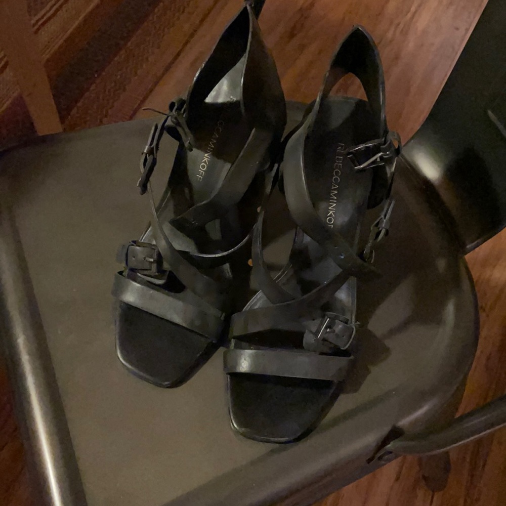Rebecca Minkoff Pip sandals -black, 7.5